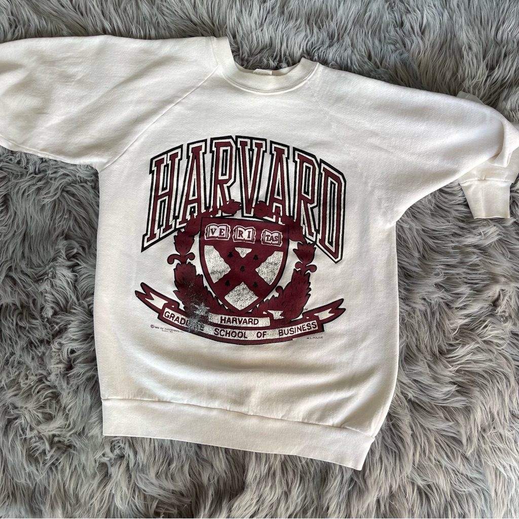 1988 Harvard Pullover Crewneck Sweater